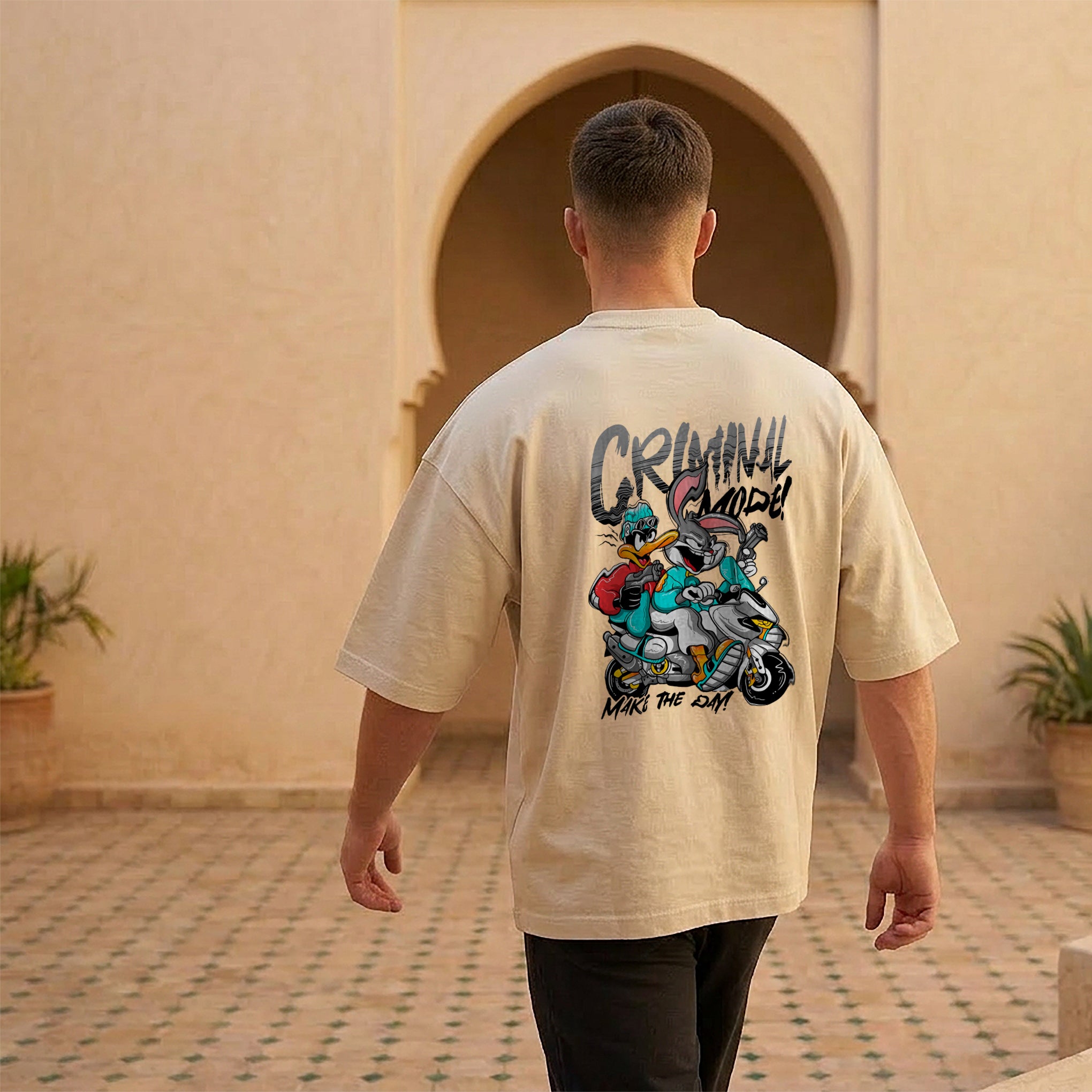 T-shirt Oversize Criminal Moons - NAJ Life