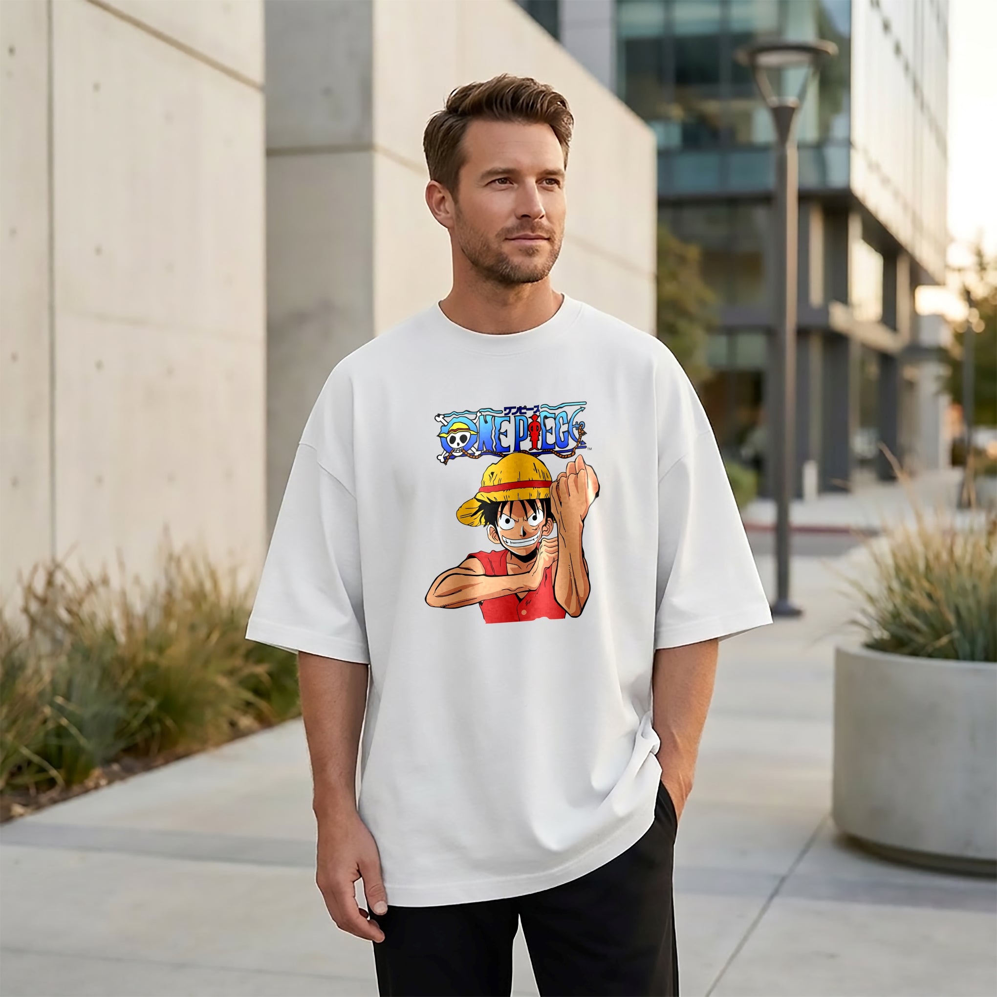 T-shirt oversize Luffy 5 Gears 