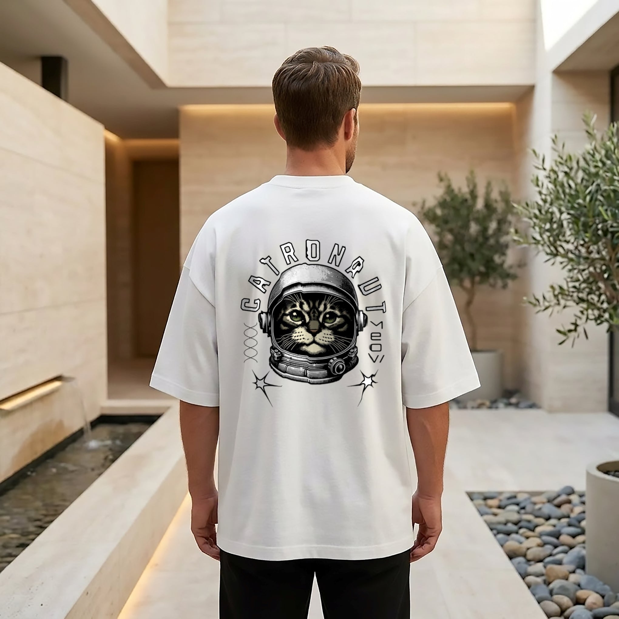 T-shirt oversize Cat | NAJ life