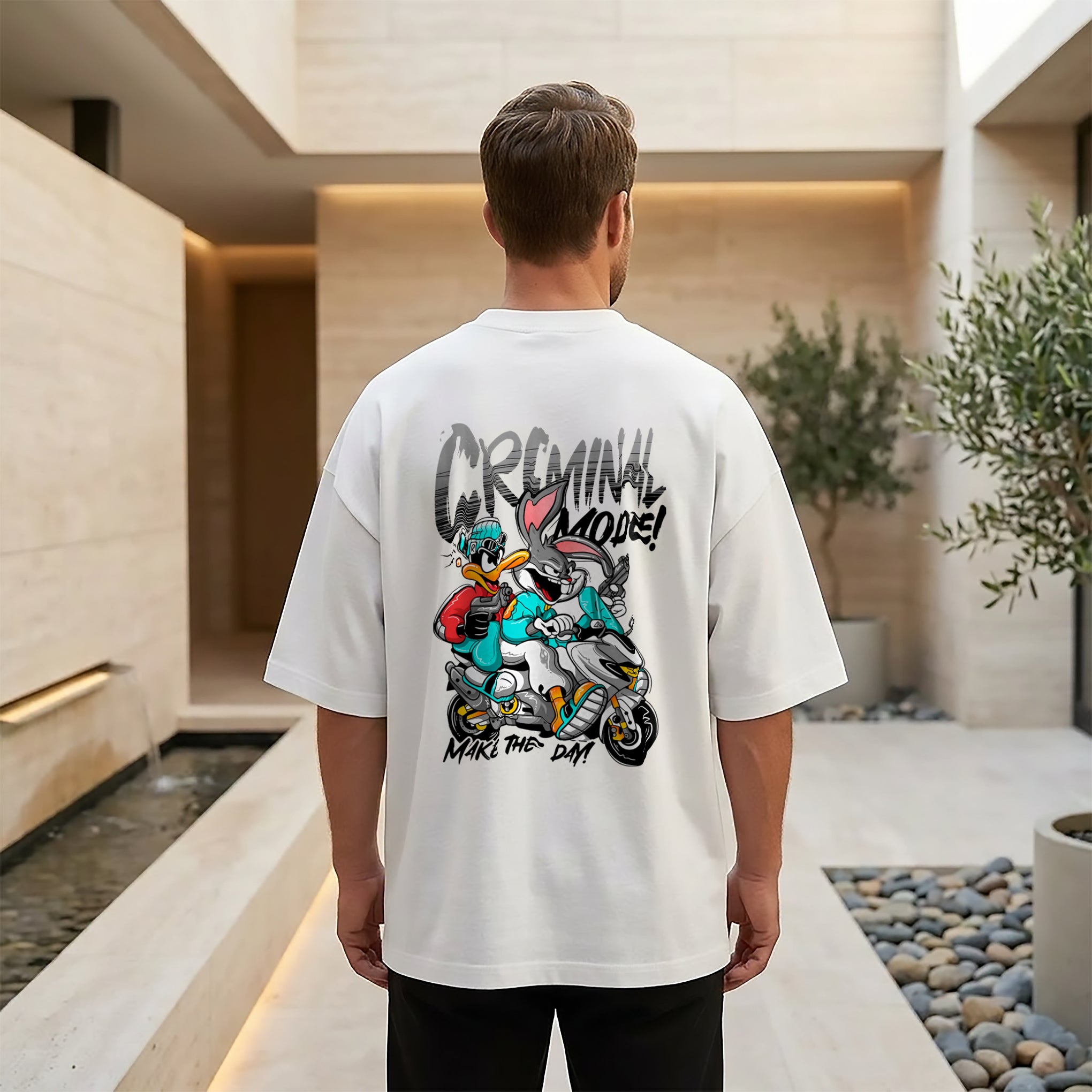 T-shirt Oversize Criminal Moons - NAJ Life