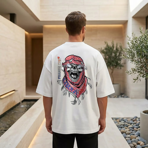 T-shirt Keffieh Skull - NAJ Life
