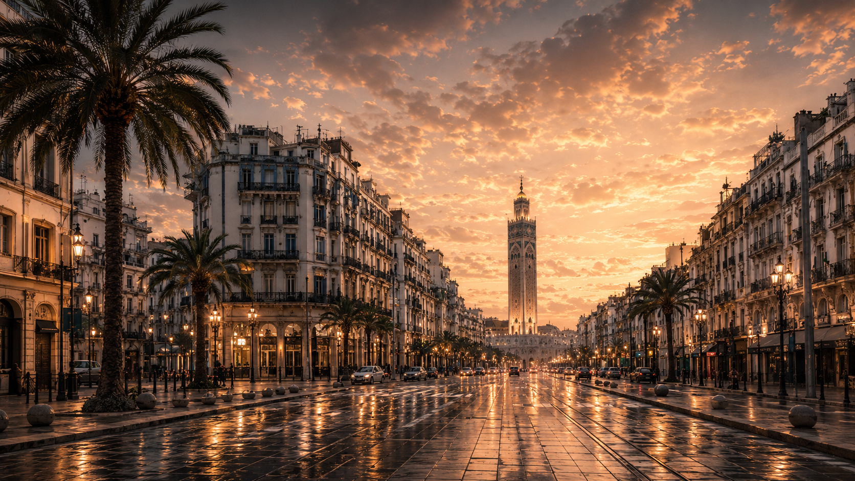 Casablanca, boulevard urbain.